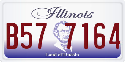 IL license plate B577164