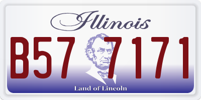 IL license plate B577171