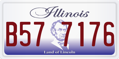 IL license plate B577176