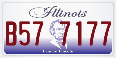 IL license plate B577177