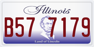 IL license plate B577179