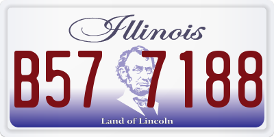 IL license plate B577188