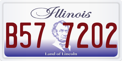 IL license plate B577202