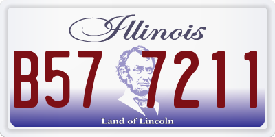 IL license plate B577211