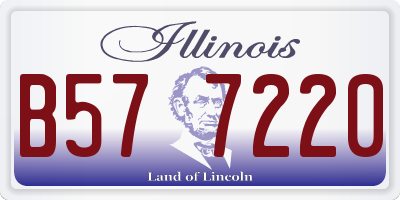 IL license plate B577220