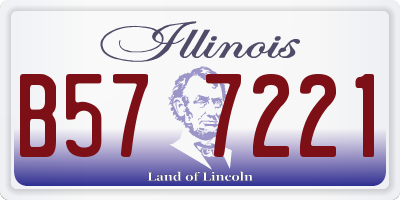 IL license plate B577221
