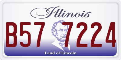 IL license plate B577224