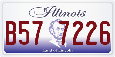 IL license plate B577226