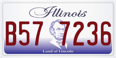 IL license plate B577236