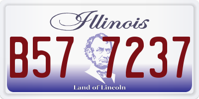 IL license plate B577237