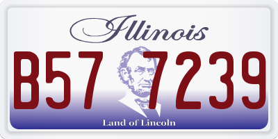 IL license plate B577239