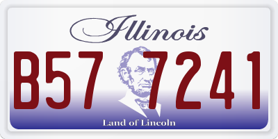 IL license plate B577241