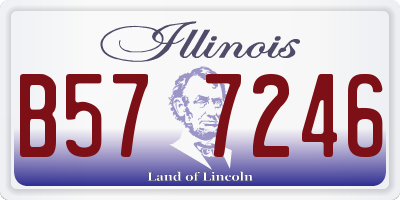 IL license plate B577246