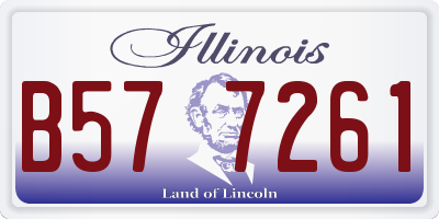IL license plate B577261