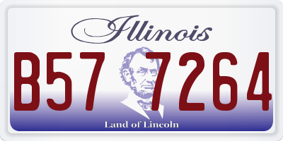 IL license plate B577264