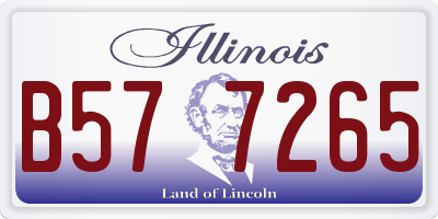 IL license plate B577265