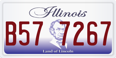 IL license plate B577267