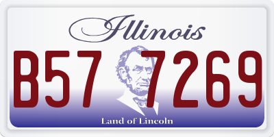 IL license plate B577269