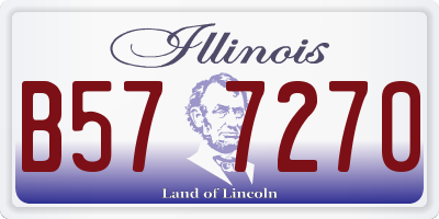 IL license plate B577270