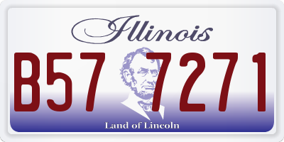 IL license plate B577271
