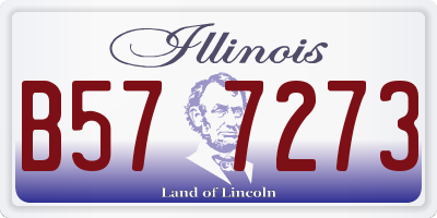 IL license plate B577273
