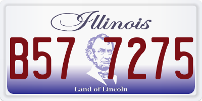IL license plate B577275