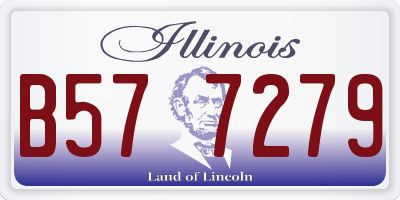 IL license plate B577279
