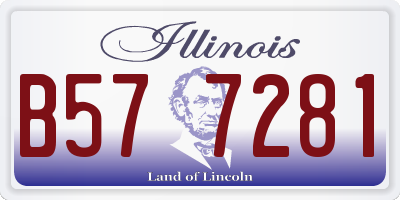 IL license plate B577281