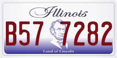 IL license plate B577282