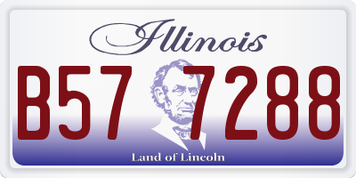 IL license plate B577288