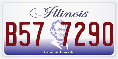 IL license plate B577290