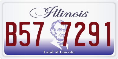 IL license plate B577291