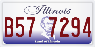 IL license plate B577294