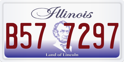 IL license plate B577297