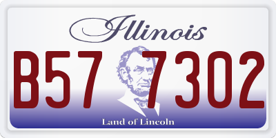 IL license plate B577302