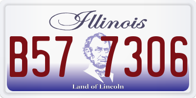 IL license plate B577306
