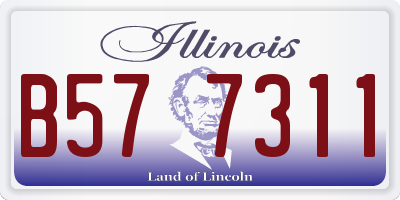 IL license plate B577311