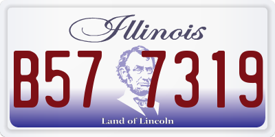 IL license plate B577319