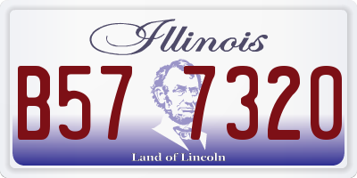 IL license plate B577320
