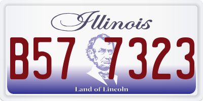 IL license plate B577323