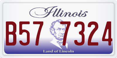 IL license plate B577324
