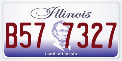 IL license plate B577327