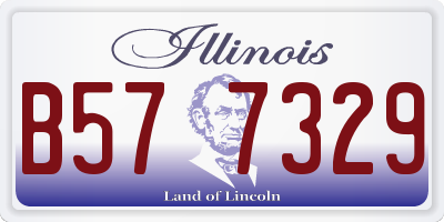 IL license plate B577329