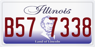IL license plate B577338