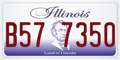 IL license plate B577350