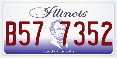 IL license plate B577352