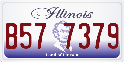 IL license plate B577379