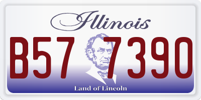 IL license plate B577390