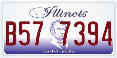 IL license plate B577394