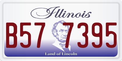 IL license plate B577395